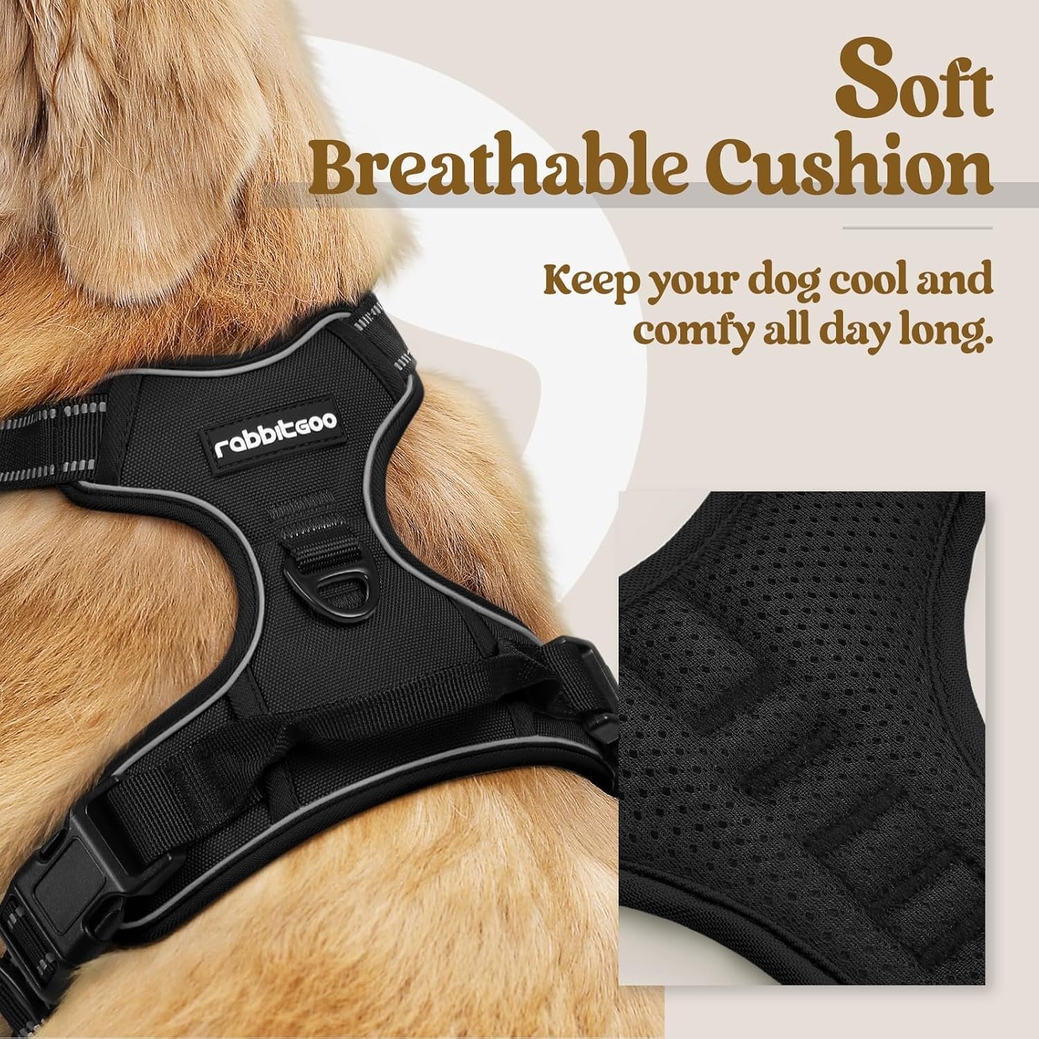 No-Pull Choke-Free Front Clip Dog Harness