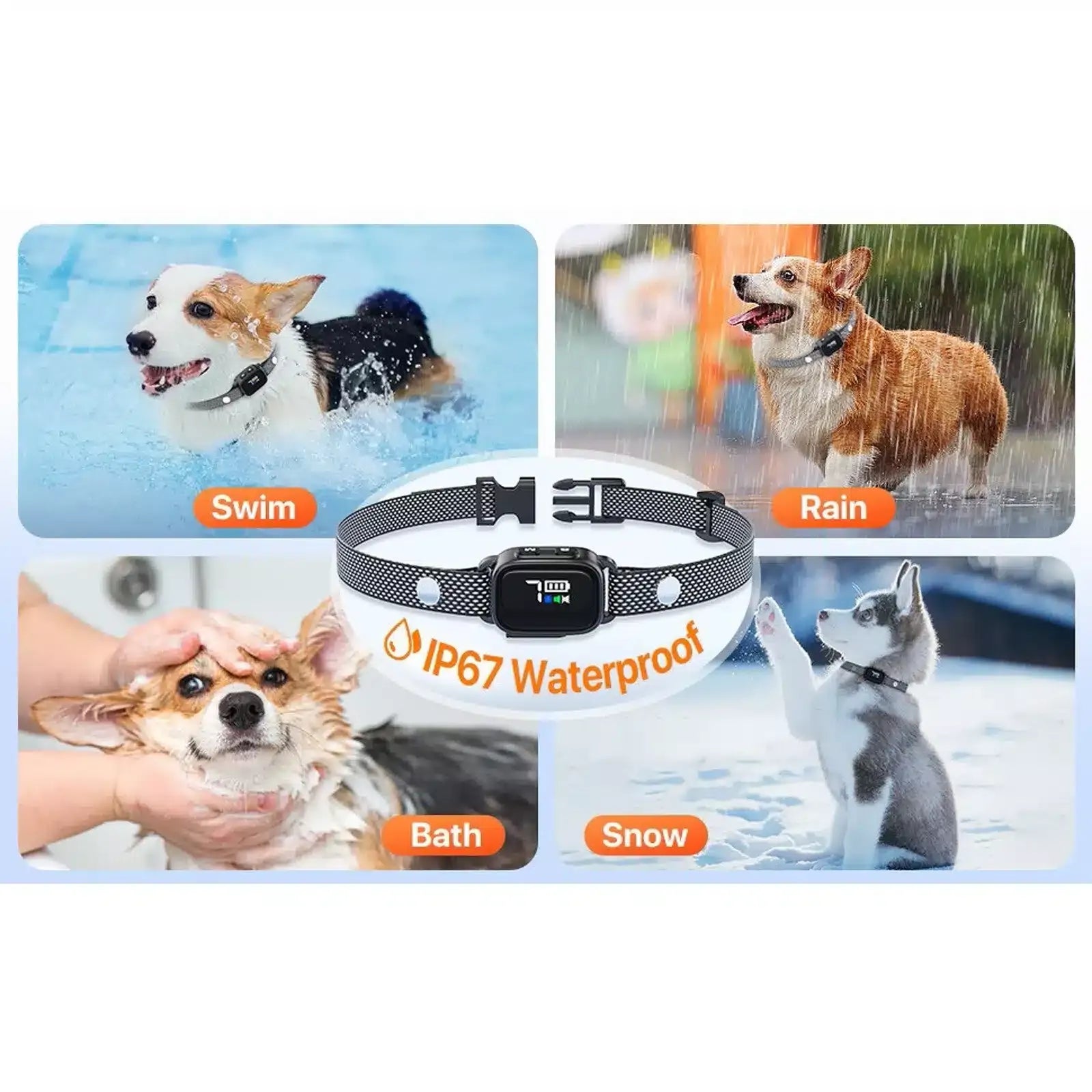 2.0 Smart Anti-Bark Collar (No Shock)